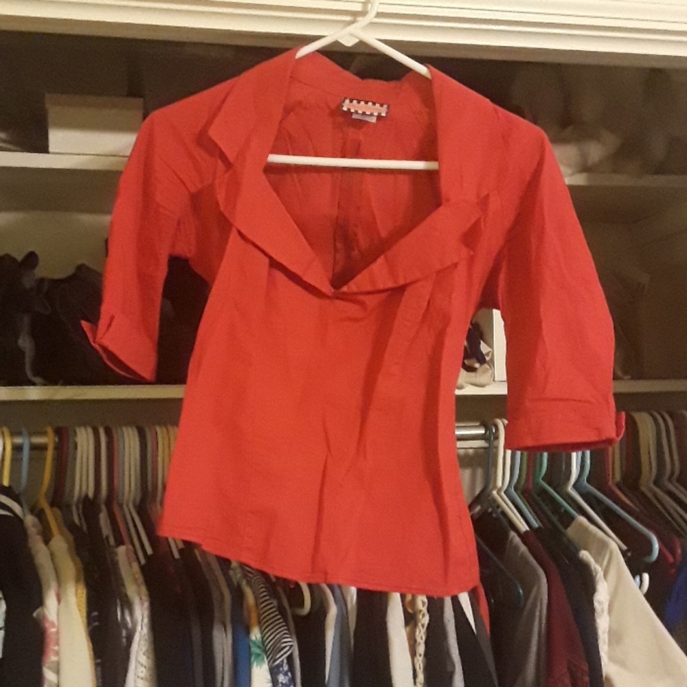 Pinup Couture red top